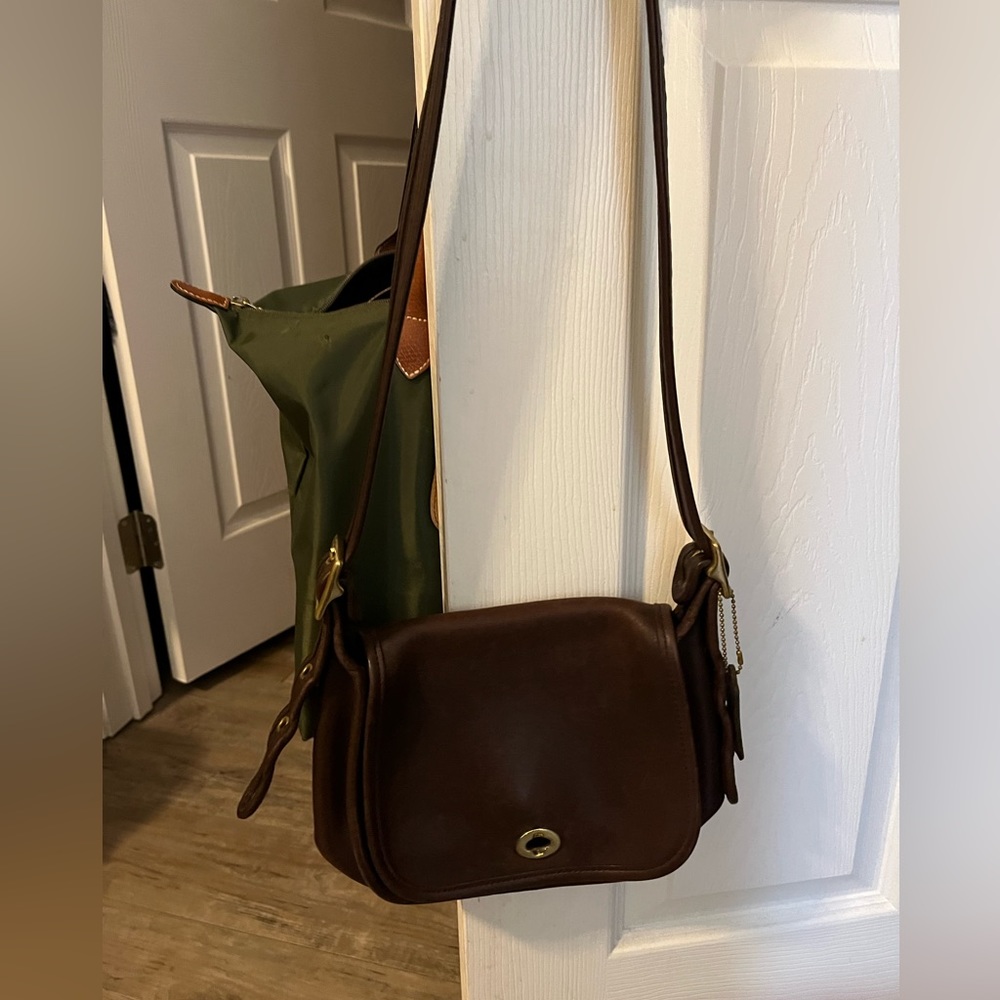 Vintage leather Coach purse